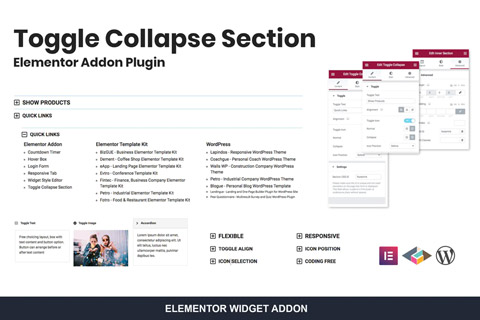 WordPress plugin CodeCanyon Toggle Collapse Section