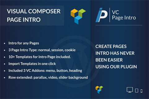 WordPress plugin CodeCanyon Visual Composer Page Intro