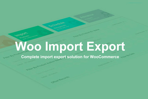 WordPress plugin CodeCanyon Woo Import Export