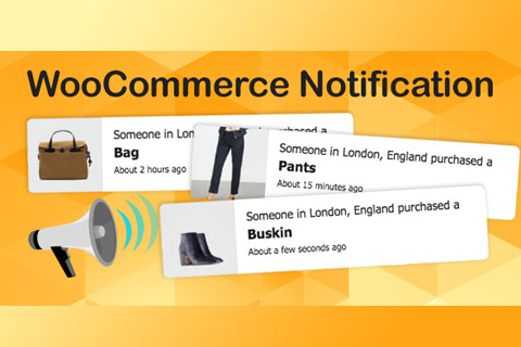 WordPress plugin CodeCanyon WooCommerce Notification