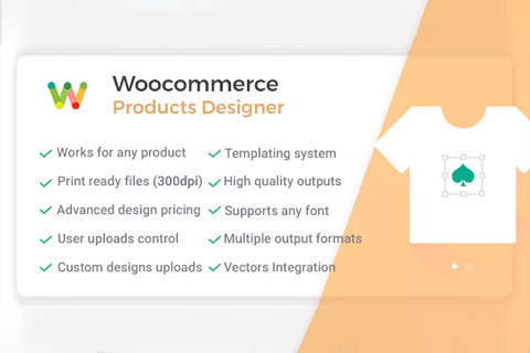 WordPress plugin CodeCanyon Woocommerce Products Designer