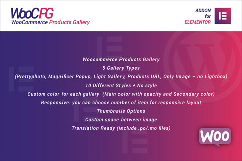 WordPress plugin CodeCanyon WooCommerce Products Gallery