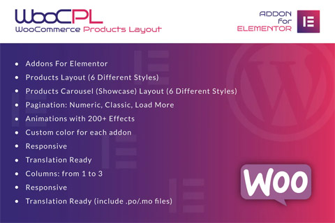 WordPress plugin CodeCanyon WooCommerce Products Layout