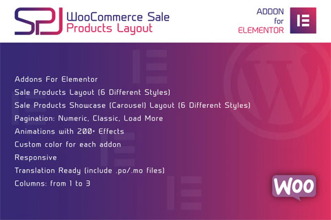 WordPress plugin CodeCanyon WooCommerce Sale Products Layout