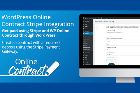 WordPress plugin CodeCanyon WP Online Contract Stripe