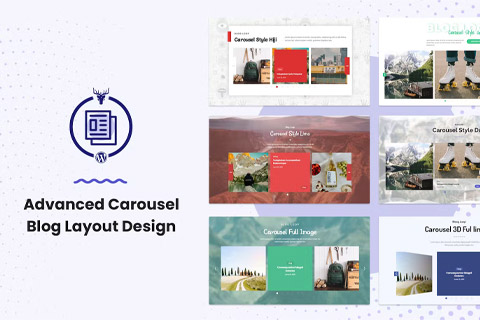 WordPress plugin CodeCanyon Advanced Carousel Blog Layout Design