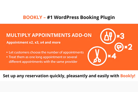WordPress plugin CodeCanyon Bookly Multiply Appointments