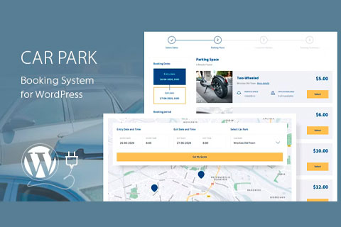 WordPress plugin CodeCanyon Car Park Booking System