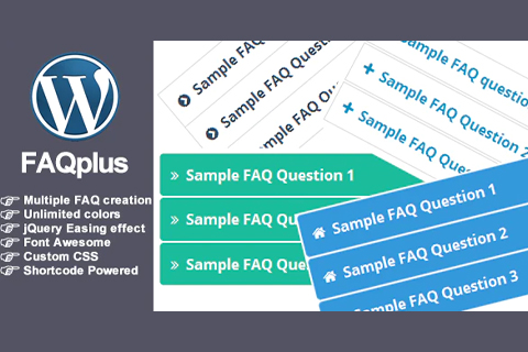 WordPress plugin CodeCanyon FAQPlus