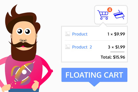 WordPress plugin CodeCanyon Floating Cart