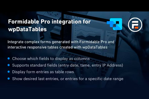 WordPress plugin CodeCanyon Formidable Forms integration for wpDataTables