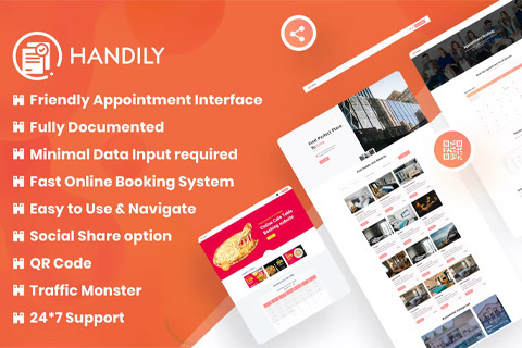 WordPress plugin CodeCanyon Handily Booking System