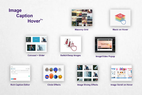 WordPress plugin CodeCanyon Image Caption Hover Pro