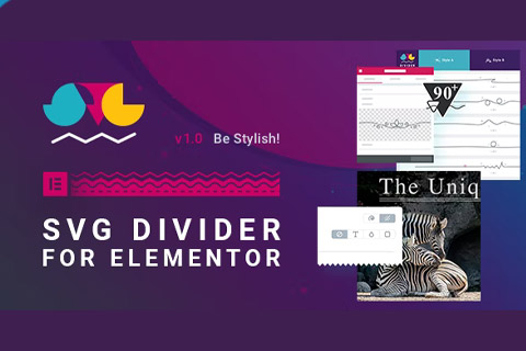 WordPress plugin CodeCanyon SVG Divider