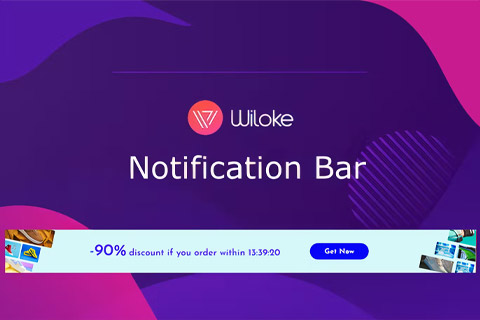 WordPress plugin CodeCanyon Wiloke Notification Bar