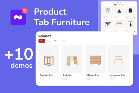 WordPress plugin CodeCanyon Wiloke Product Tab Furniture