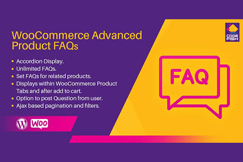 WordPress plugin CodeCanyon WooCommerce FAQ