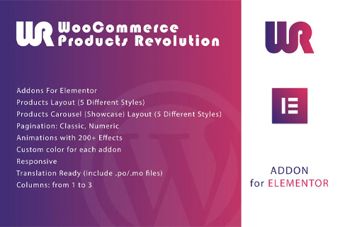 WordPress plugin CodeCanyon WooCommerce Products Revolution