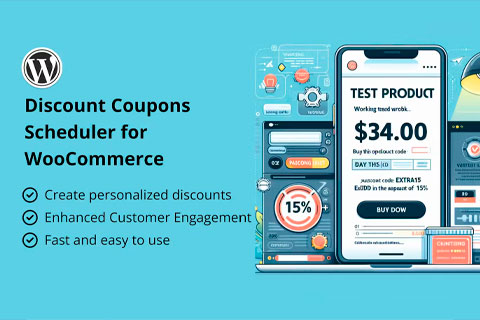 WordPress plugin CodeCanyon Discount Coupons Scheduler for WooCommerce