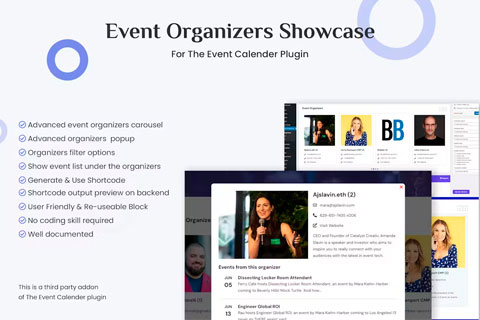 CodeCanyon Event Organizers Showcase