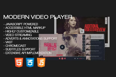 WordPress plugin CodeCanyon Modern Video Player