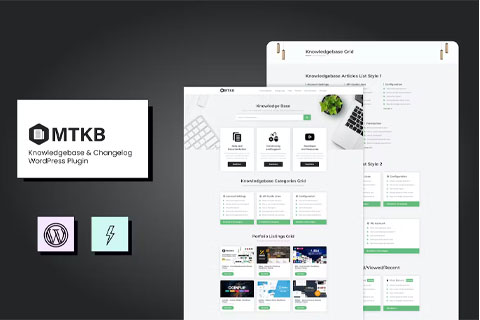 WordPress plugin CodeCanyon MT Knowledgebase & Changelog