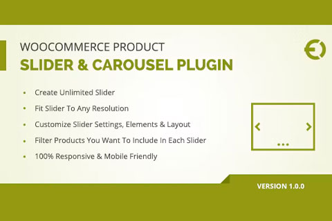 WordPress plugin CodeCanyon WooCommerce Product Slider & Carousel Plugin