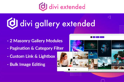 WordPress plugin Divi Gallery Extended