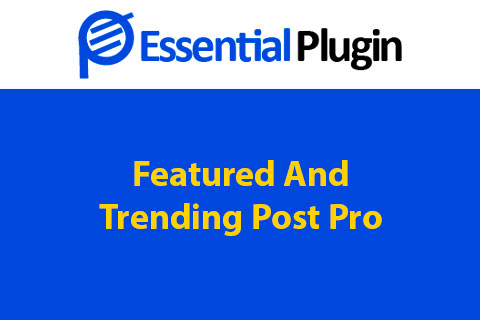 WordPress plugin Featured And Trending Post Pro