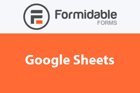 WordPress plugin Formidable Google Sheets