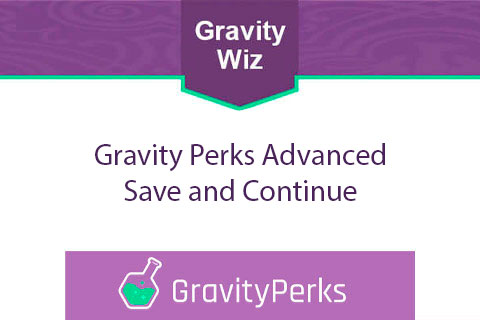 WordPress plugin Gravity Forms Advanced Save and Continue