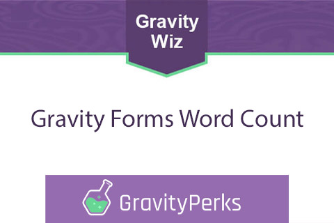 WordPress plugin Gravity Forms Word Count