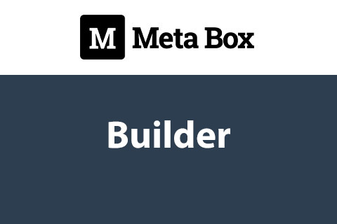 WordPress plugin Meta Box Builder