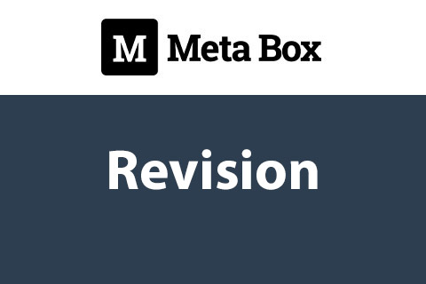 WordPress plugin Meta Box Revision