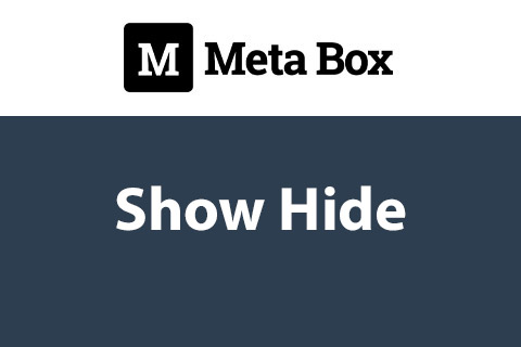 WordPress plugin Meta Box Show Hide