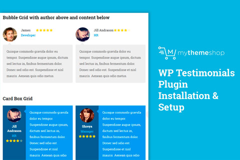 MyThemeShop WP Testimonials