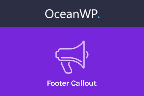 WordPress plugin OceanWP Footer Callout