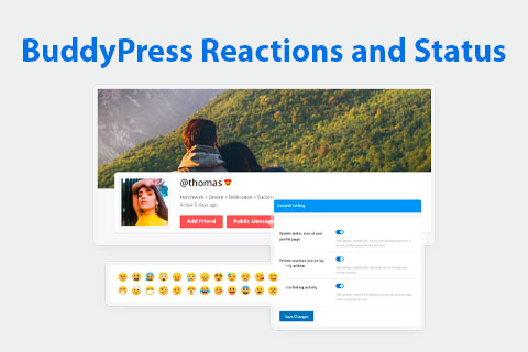 WordPress plugin BuddyPress Status