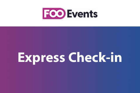 WordPress plugin FooEvents Express Check-in