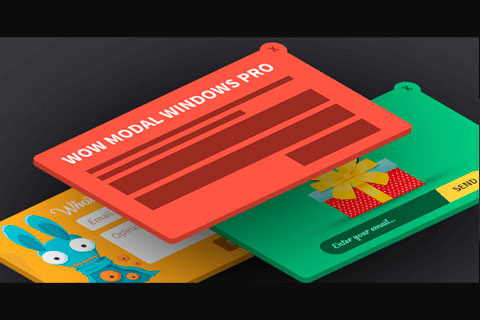 WordPress plugin Wow Modal Windows Pro