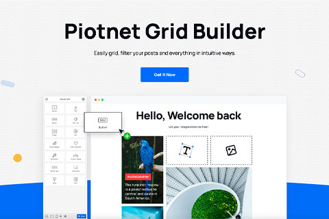 WordPress plugin Piotnet Grid