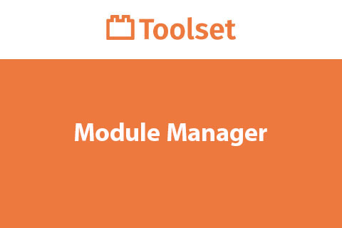 Toolset Module Manager