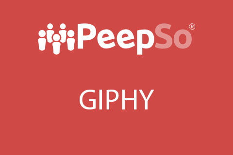 WordPress plugin PeepSo GIPHY