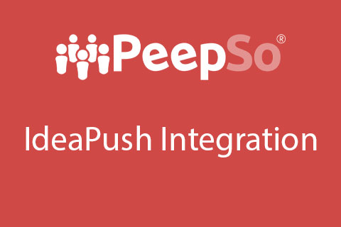 WordPress plugin PeepSo IdeaPush Integration