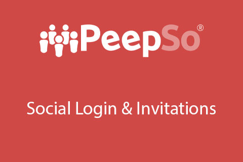 WordPress plugin PeepSo Social Login & Invitations