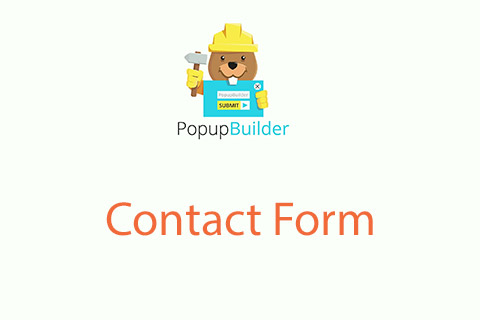 WordPress plugin Popup Builder Contact Form