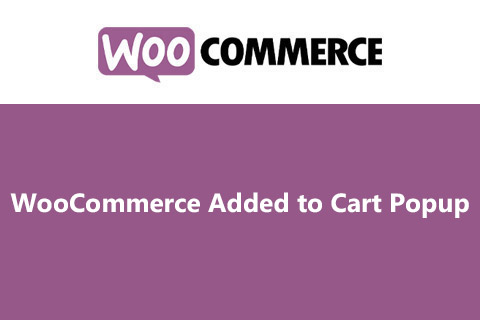 WordPress plugin WooCommerce Added to Cart Popup