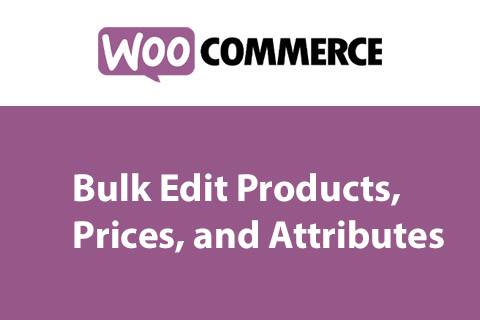 WordPress plugin WooCommerce Bulk Edit Products