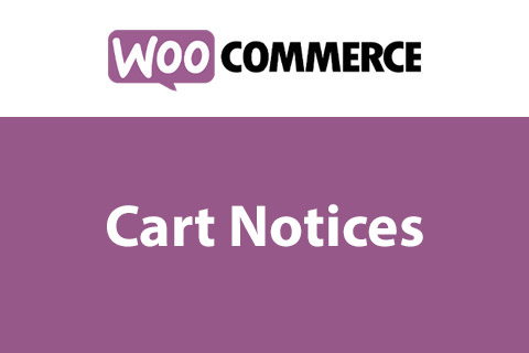 WordPress plugin WooCommerce Cart Notices