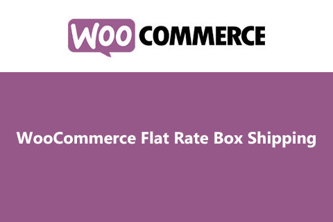 WordPress plugin WooCommerce Flat Rate Box Shipping